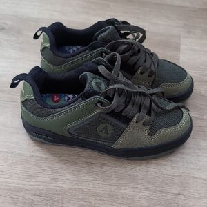 Airwalk Olive and Black Kids Sneakers